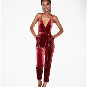 Velvet Jumpsuit NWOT